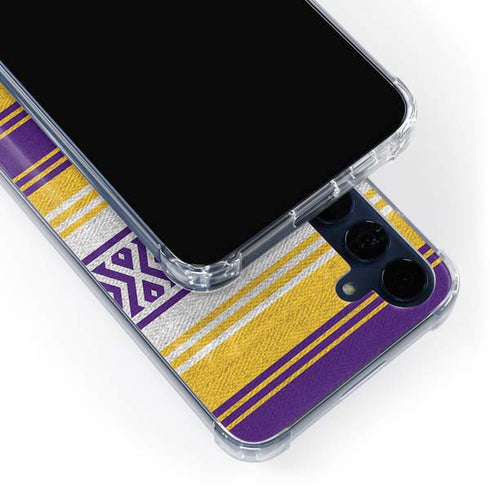 NFL Minnesota Vikings Trailblazer Galaxy A55 5G Clear Case