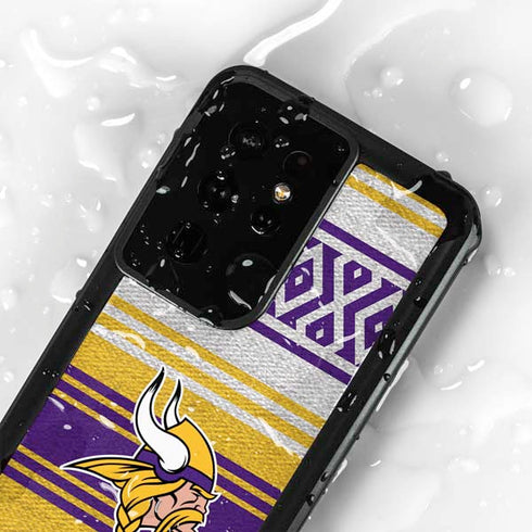 NFL Minnesota Vikings Trailblazer Galaxy S24 Ultra Waterproof Case