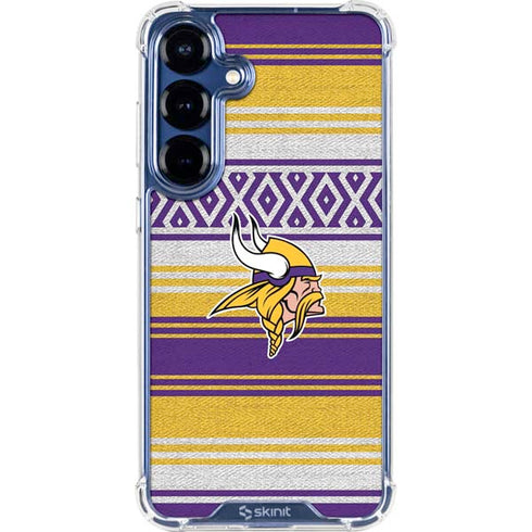 NFL Minnesota Vikings Trailblazer Galaxy S25 Clear Case