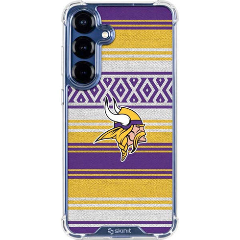 NFL Minnesota Vikings Trailblazer Galaxy S25 Plus Clear Case