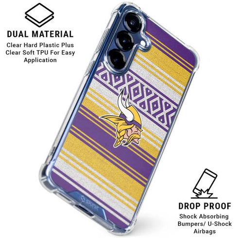NFL Minnesota Vikings Trailblazer Galaxy S25 Plus Clear Case