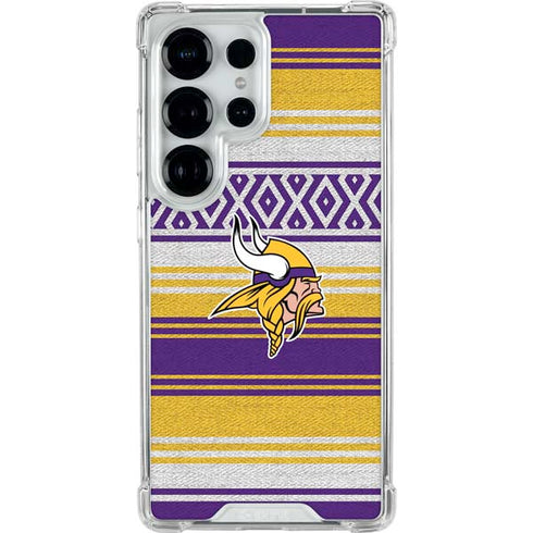 NFL Minnesota Vikings Trailblazer Galaxy S25 Ultra Clear Case