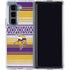 NFL Minnesota Vikings Trailblazer Galaxy Z Fold5 5G Clear Case
