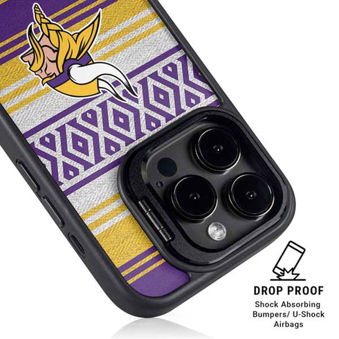 NFL Minnesota Vikings Trailblazer iPhone 14 Pro Max Kickstand Case