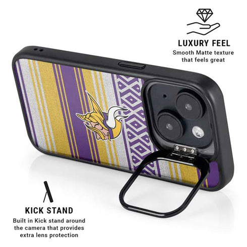 NFL Minnesota Vikings Trailblazer iPhone 15 Kickstand Case
