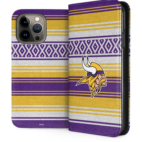 NFL Minnesota Vikings Trailblazer iPhone 15 Pro Max Folio Case