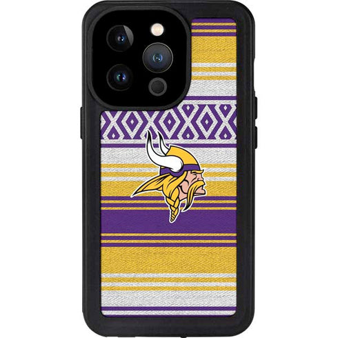NFL Minnesota Vikings Trailblazer iPhone 15 Pro Waterproof Case