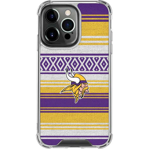 NFL Minnesota Vikings Trailblazer iPhone 16 Pro Clear Case