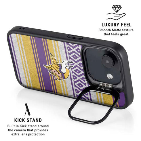 NFL Minnesota Vikings Trailblazer iPhone 16e Kickstand Case