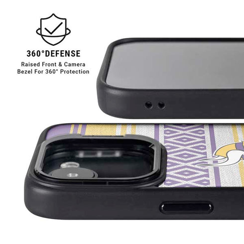 NFL Minnesota Vikings Trailblazer iPhone 16e Kickstand Case