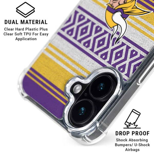 NFL Minnesota Vikings Trailblazer iPhone 17 Clear Case