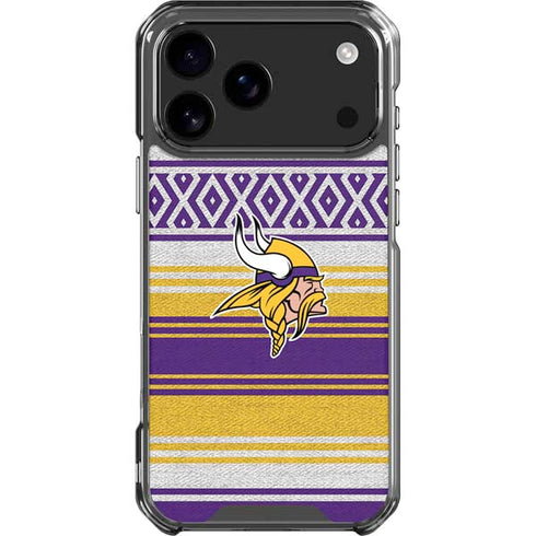 NFL Minnesota Vikings Trailblazer iPhone 18 Pro Max Clear Case
