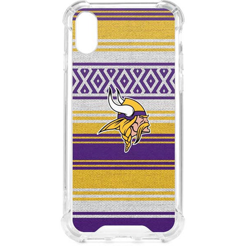 NFL Minnesota Vikings Trailblazer iPhone XS Clear Case