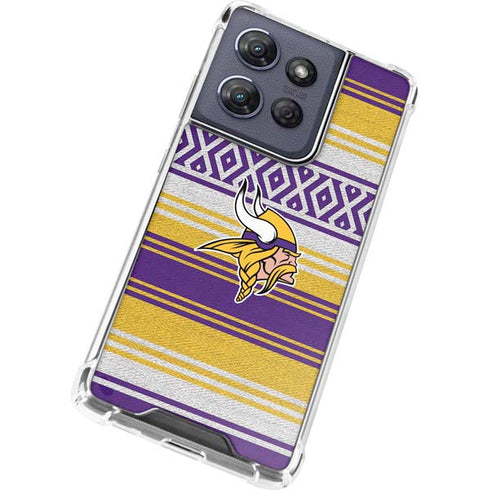 NFL Minnesota Vikings Trailblazer Moto G Power 5G (2025) Clear Case
