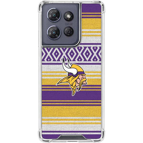 NFL Minnesota Vikings Trailblazer Moto G Stylus 5G (2025) Clear Case