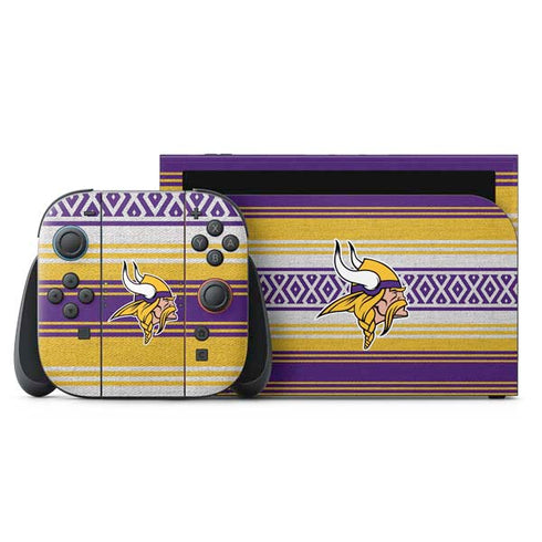 NFL Minnesota Vikings Trailblazer Nintendo Switch 2 (2025) with Joy-Con Skin