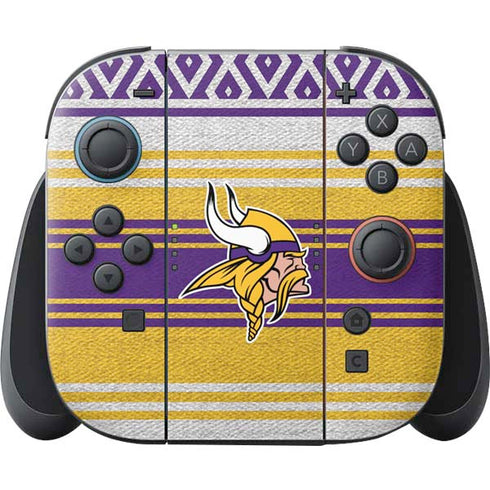 NFL Minnesota Vikings Trailblazer Nintendo Switch 2 (2025) Joy-Con Controller Skin