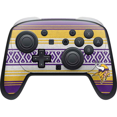 NFL Minnesota Vikings Trailblazer Nintendo Switch 2 (2025) Pro Controller Skin
