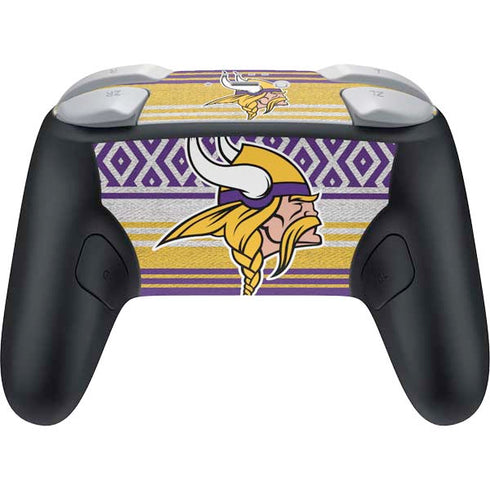 NFL Minnesota Vikings Trailblazer Nintendo Switch 2 (2025) Pro Controller Skin