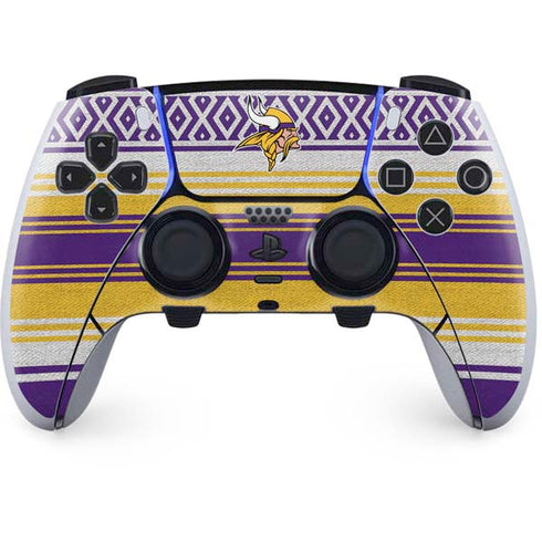 NFL Minnesota Vikings Trailblazer PS5 DualSense Edge Pro Controller Skin