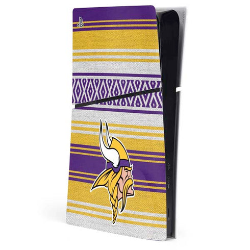 NFL Minnesota Vikings Trailblazer PS5 Slim Digital Edition Console Skin