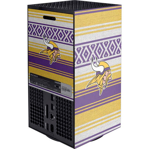 NFL Minnesota Vikings Trailblazer XBox Series X Digital Edition Console Skin