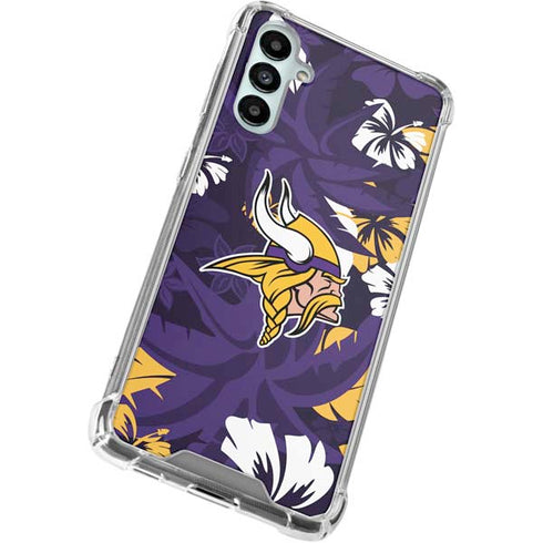 NFL Minnesota Vikings Tropical Print Gabb Phone 4 Clear Case