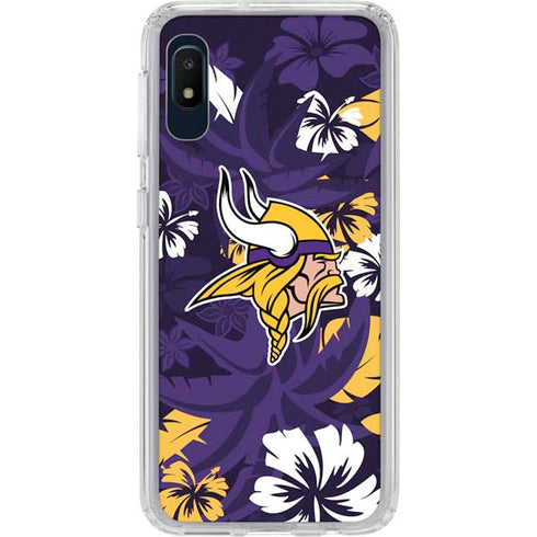 NFL Minnesota Vikings Tropical Print Galaxy Cases