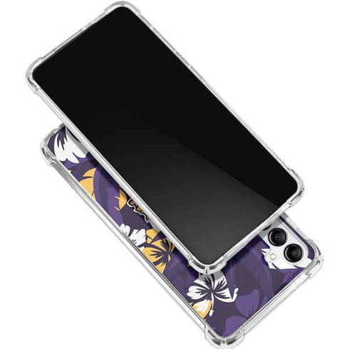 NFL Minnesota Vikings Tropical Print Galaxy A16 5G Clear Case
