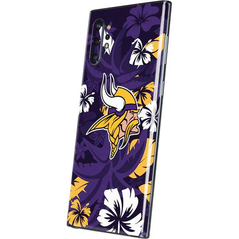 NFL Minnesota Vikings Tropical Print Galaxy Note 10 Plus Skin