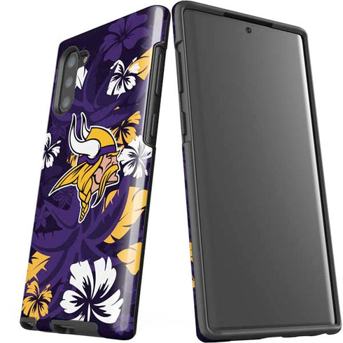 NFL Minnesota Vikings Tropical Print Galaxy Note 10 Pro Case