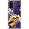NFL Minnesota Vikings Tropical Print Galaxy Note20 5G Clear Case