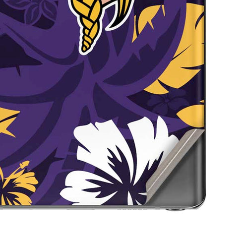 NFL Minnesota Vikings Tropical Print Galaxy Note20 5G Skin