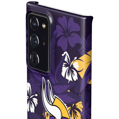 NFL Minnesota Vikings Tropical Print Galaxy Note20 Ultra 5G Lite Case