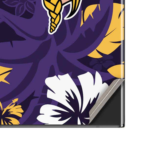 NFL Minnesota Vikings Tropical Print Galaxy Note20 Ultra 5G Skin