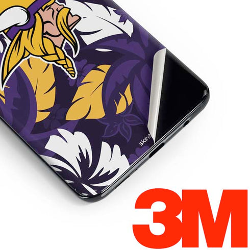 NFL Minnesota Vikings Tropical Print Galaxy S10 Skin