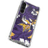NFL Minnesota Vikings Tropical Print Galaxy S24 FE Clear Case