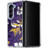 NFL Minnesota Vikings Tropical Print Galaxy Z Fold5 5G Clear Case