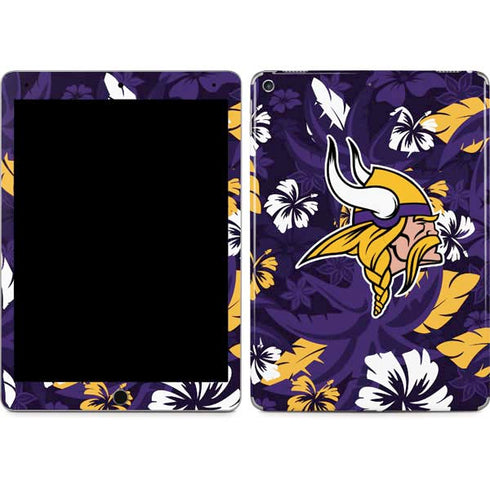 NFL Minnesota Vikings Tropical Print iPad Skins