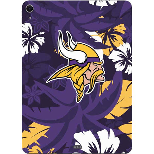 NFL Minnesota Vikings Tropical Print Apple iPad Air Skin