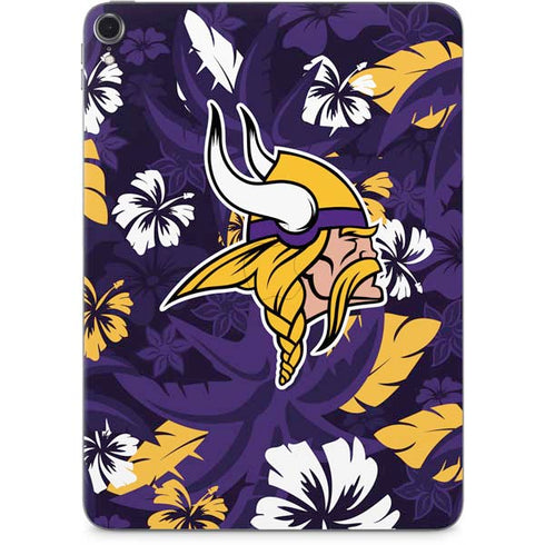 NFL Minnesota Vikings Tropical Print Apple iPad Pro Skin