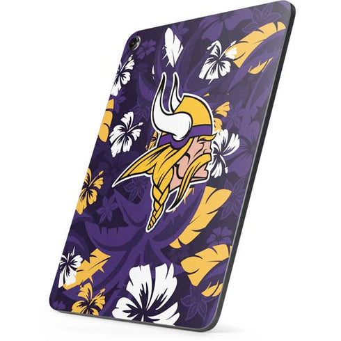 NFL Minnesota Vikings Tropical Print Apple iPad Pro Skin
