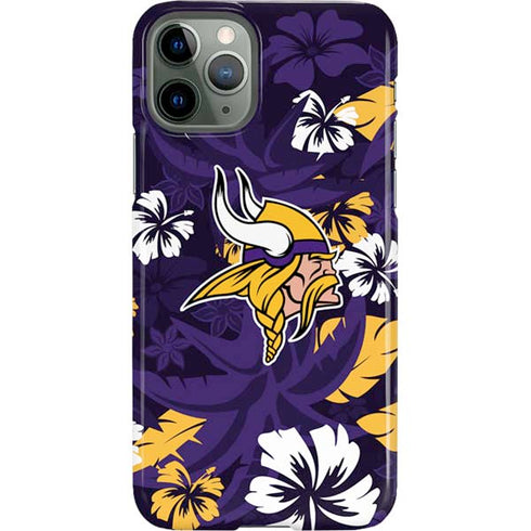 NFL Minnesota Vikings Tropical Print iPhone 11 Pro Lite Case