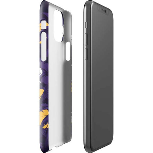 NFL Minnesota Vikings Tropical Print iPhone 11 Pro Lite Case