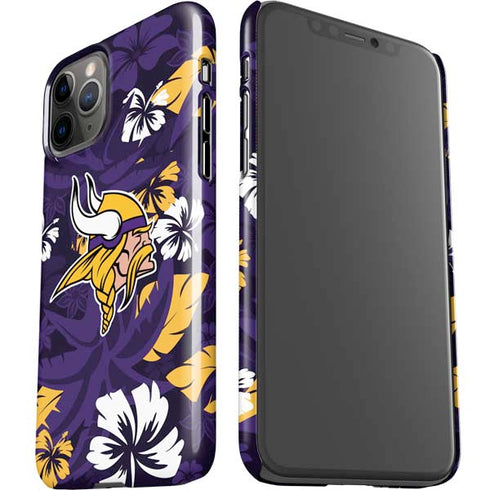 NFL Minnesota Vikings Tropical Print iPhone 11 Pro Lite Case