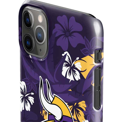 NFL Minnesota Vikings Tropical Print iPhone 11 Pro Max Lite Case
