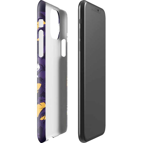 NFL Minnesota Vikings Tropical Print iPhone 11 Pro Max Lite Case