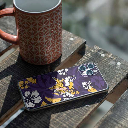 NFL Minnesota Vikings Tropical Print iPhone 11 Pro Skin