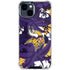 NFL Minnesota Vikings Tropical Print iPhone 15 Clear Case