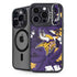 NFL Minnesota Vikings Tropical Print iPhone 15 Pro Kickstand Case